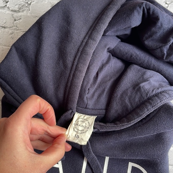 GHANDA | Tricolour statement hoodie - Picture 4 of 7